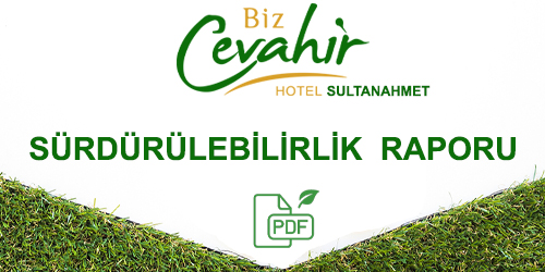 Sultanahmet BizCevahir Hotel - Sürüdürülebilirlik